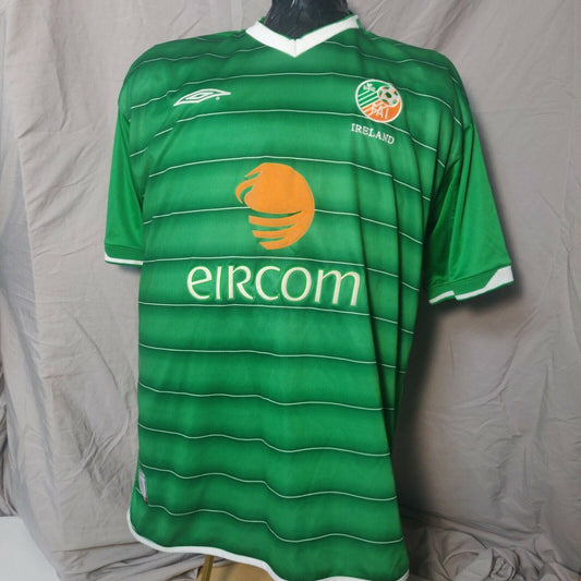 Ireland FC 2003 Green Umbro Jersey Men Size XL