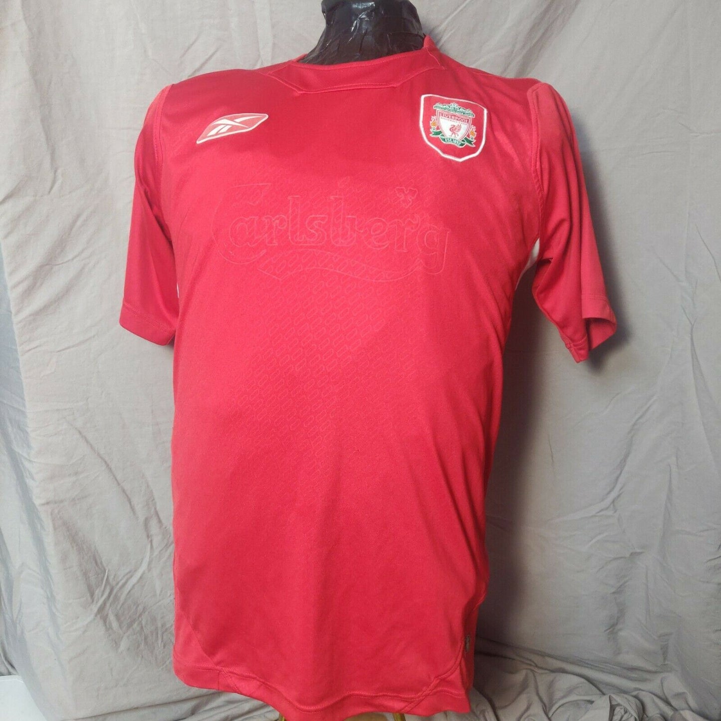 Liverpool FC 2005/06 Red Reebok Alonso Jersey Men Size Medium