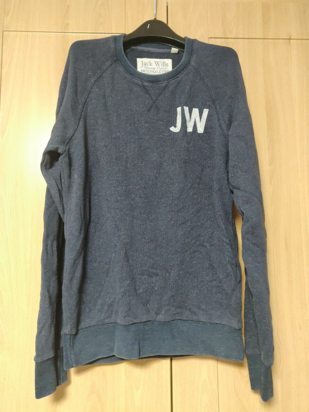 Jack Wills Grey Sweatshirt Jumper Long Sleeve Men Size Small