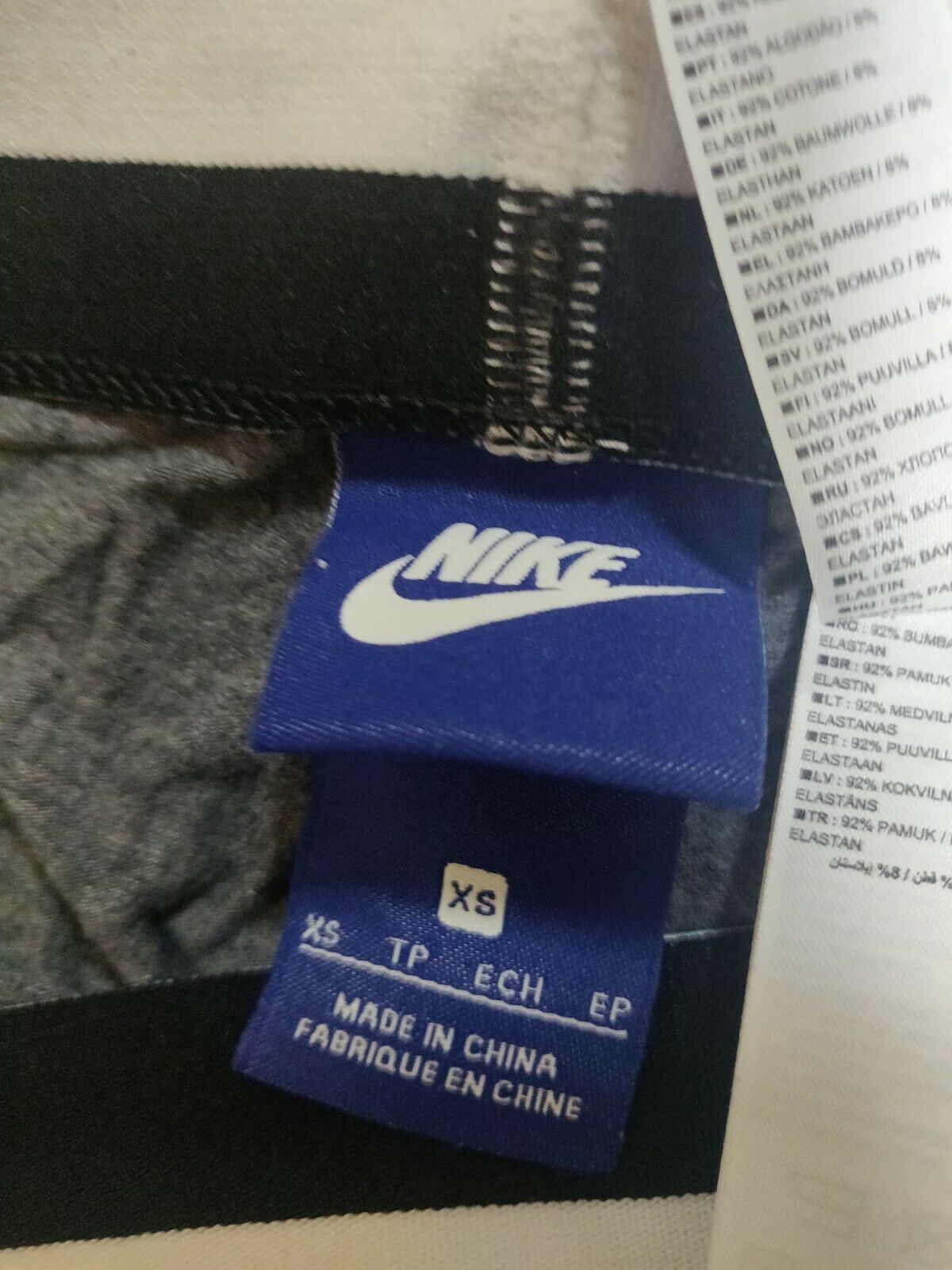 Nike Vintage Grey Leggings Sweatpants Women Size XS