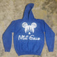 Gildan Blue Disney trip mini Gallo Hoodie  Pullover Unisex Size Large