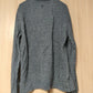 Fat Face Vintage Grey Sweatshirt Jumper 1/4 Button Men Size Small