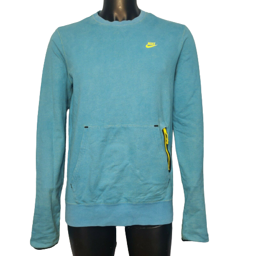 Nike Sportswear Blue Sweatshirt Men Size Medium