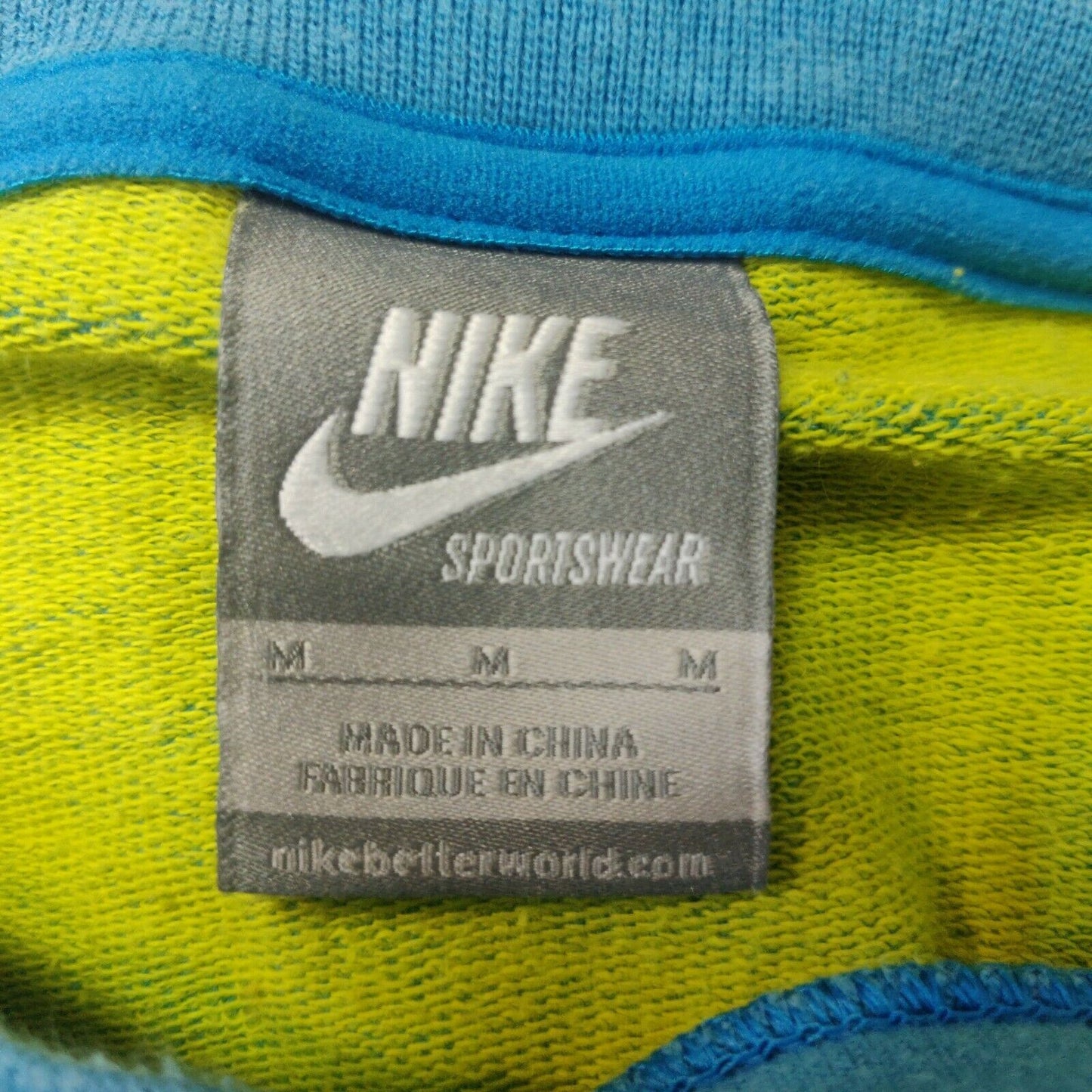 Nike Sportswear Blue Sweatshirt Men Size Medium