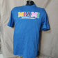 Only & Sons Blue T-shirt Miami Print Men Size Medium