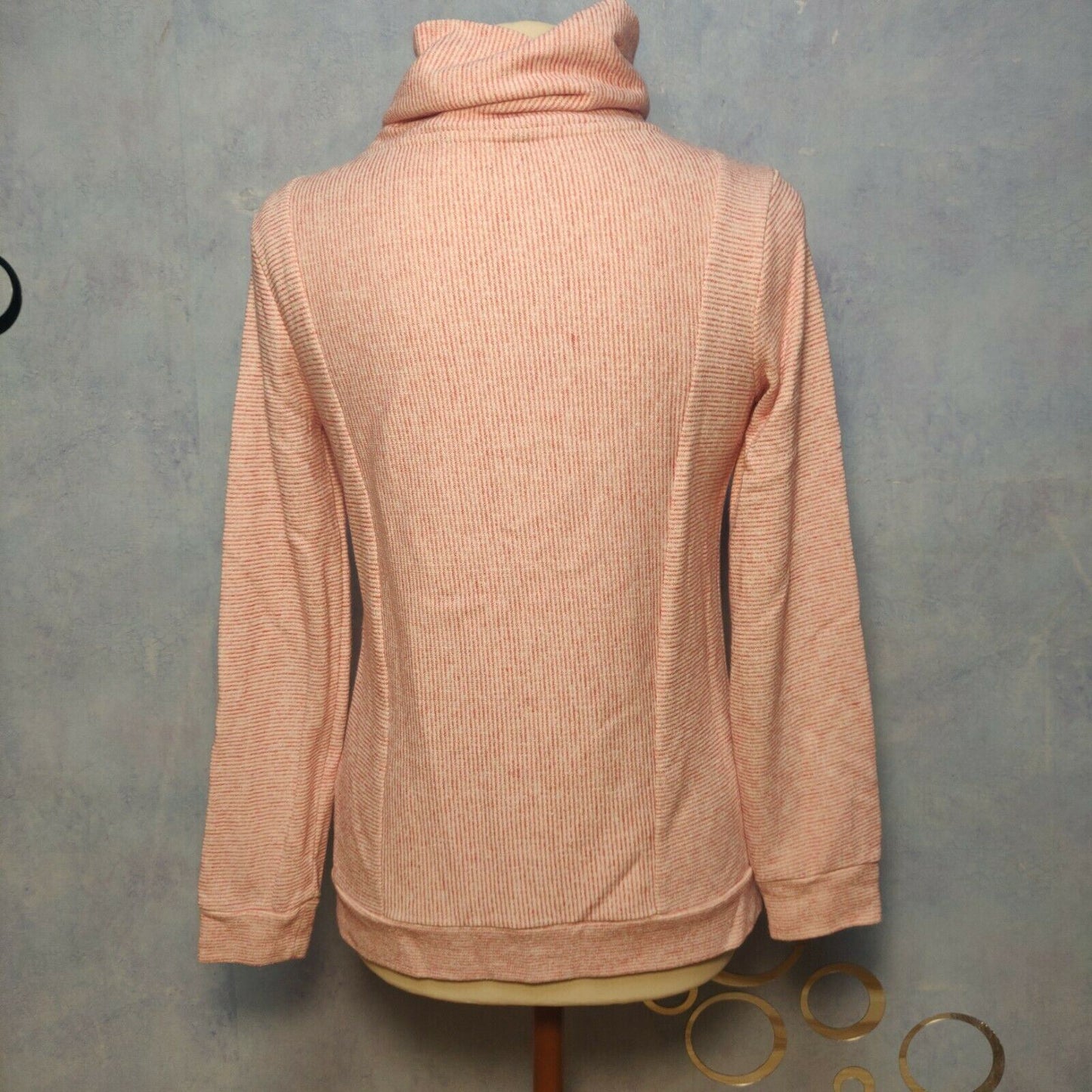 Tommy Hilfiger Red High Neck Sweatshirt Long Sleeve Women Size Small