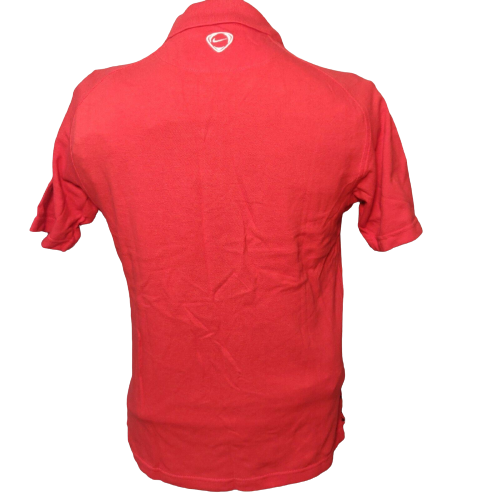 Manchester United Vintage Red Nike Polo Shirt Men Size Large