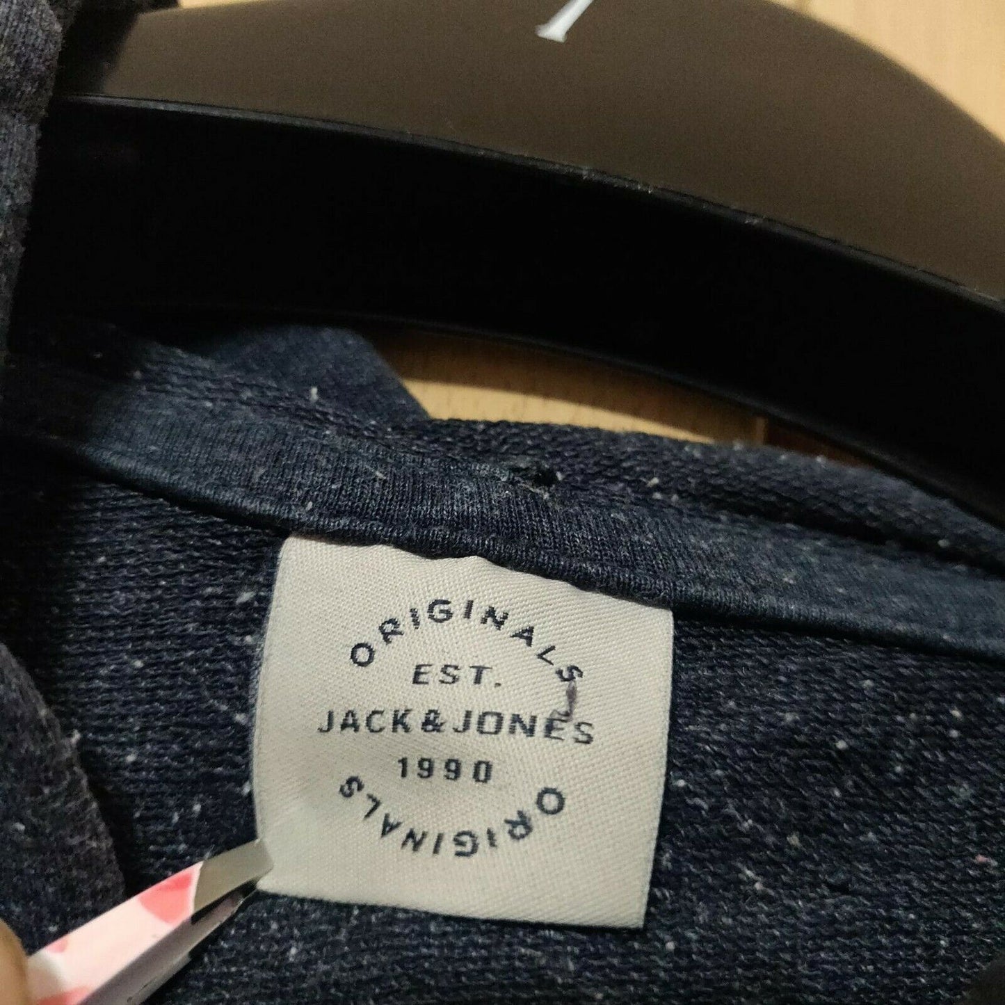 Jack & Jones Vintage Navy Pullover Hoodie Men Size Medium