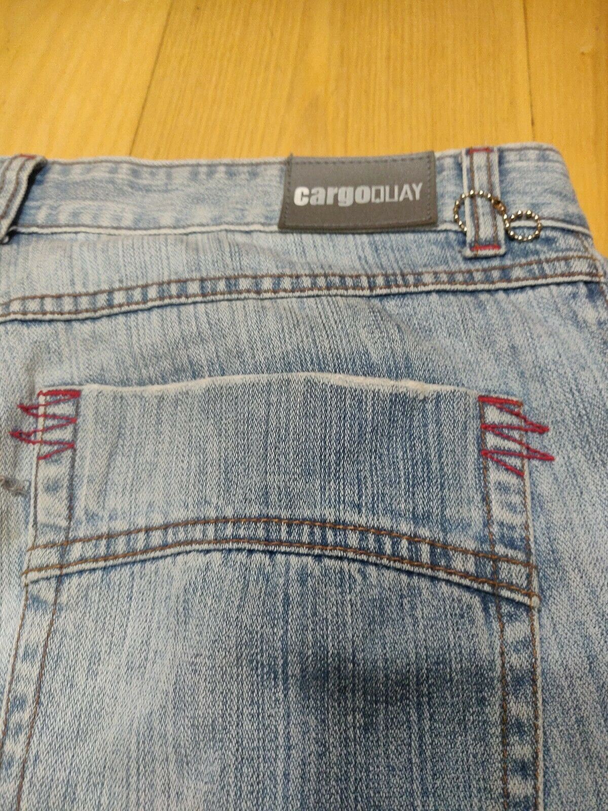 Cargo Quay Blue Denim Jeans Size 36W/33L