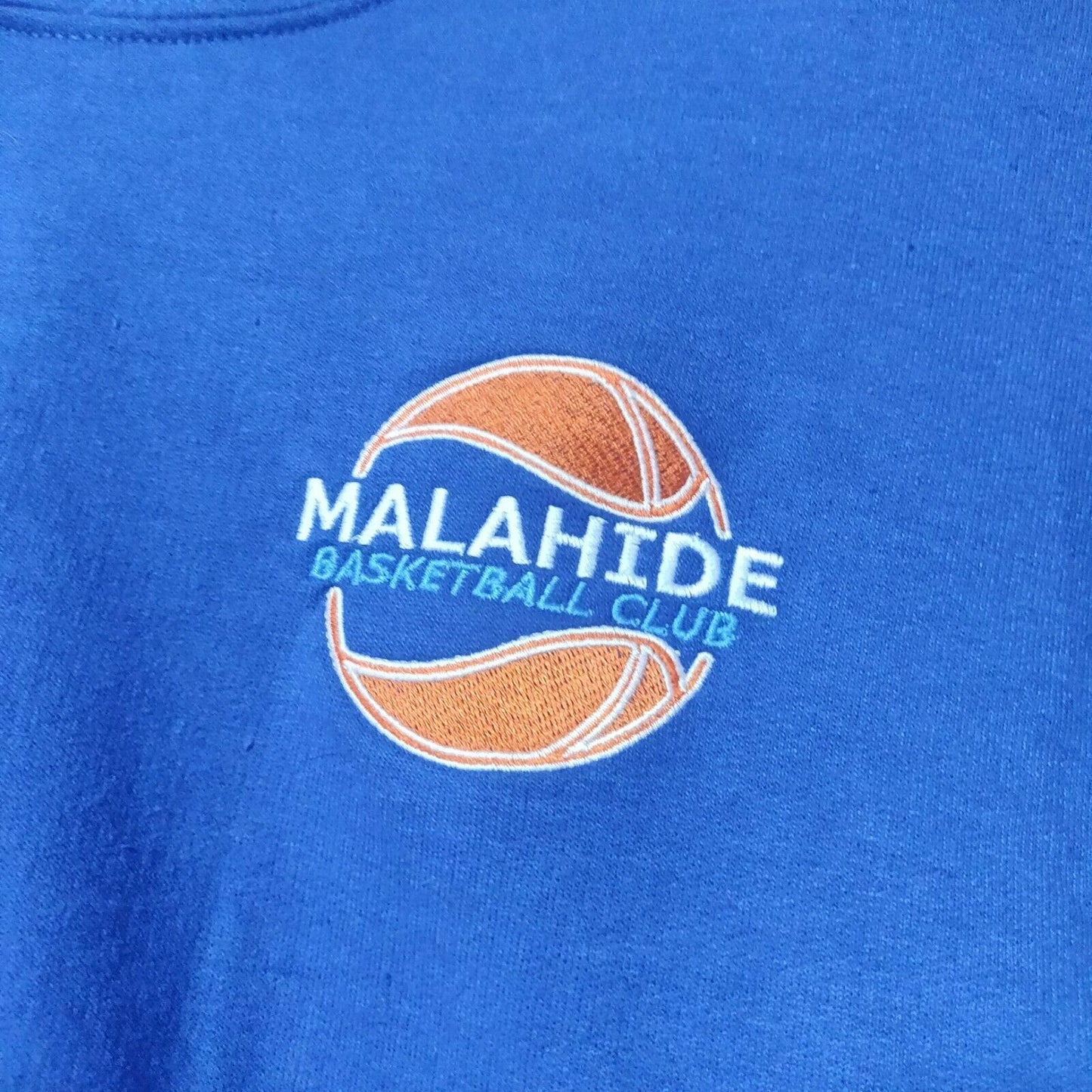 Malahide Basketball Club Blue Pullover Sweatshirt Men Size Large