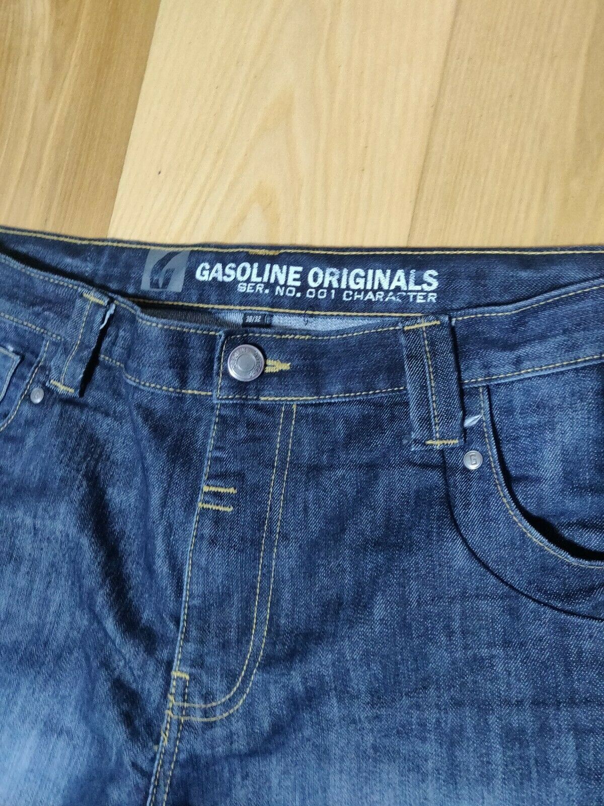 Gasoline 1989 Vintage Blue Denim Jeans W38/L32