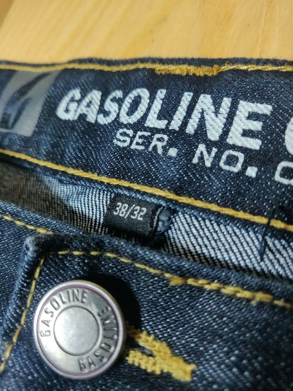 Gasoline 1989 Vintage Blue Denim Jeans W38/L32