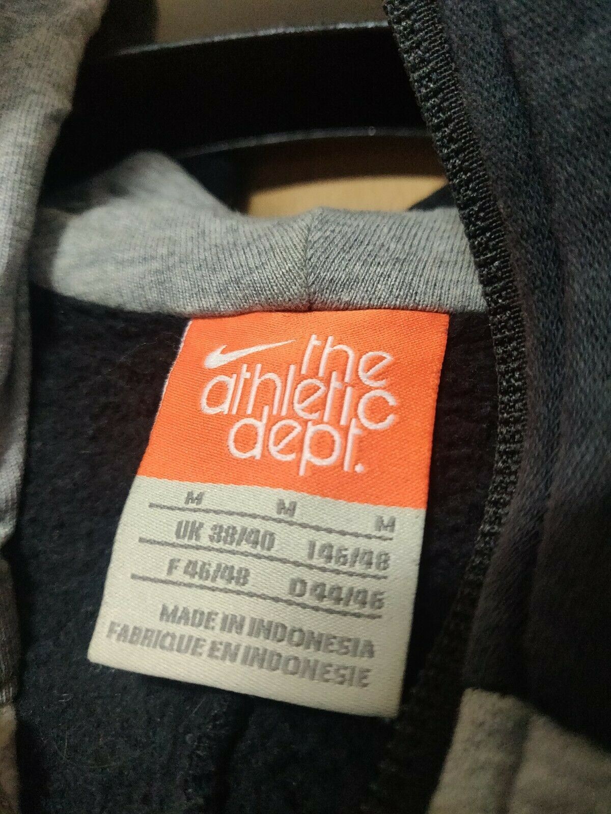 Nike Air Grey Vintage Half-Zip Pullover Hoodie Men Size Medium UK 38/40