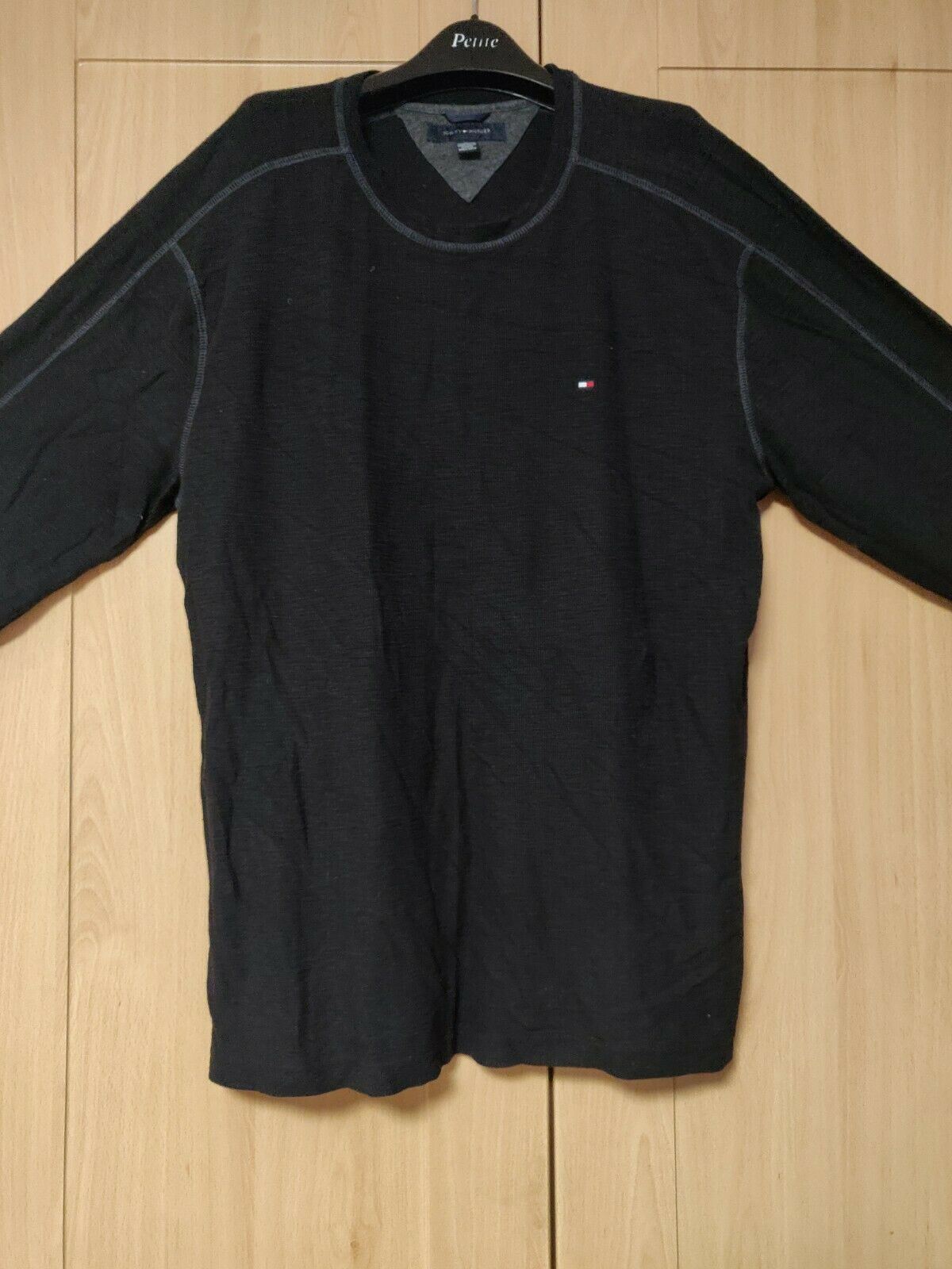 Tommy Hilfiger Black vintage Sweatshirt Men Size XL