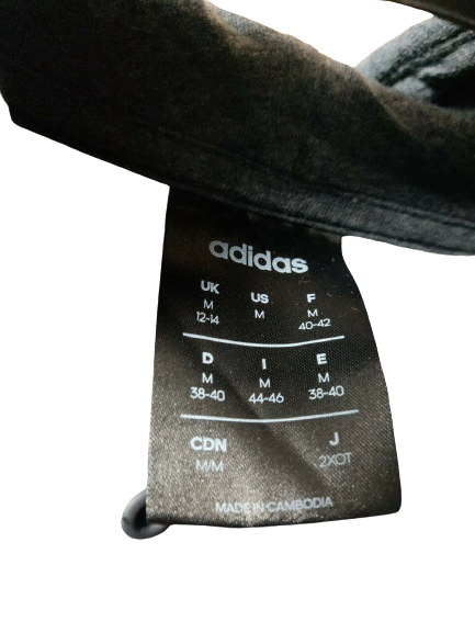 Adidas Dark Grey Pullover Hoodie Women Size UK 12-14 Medium