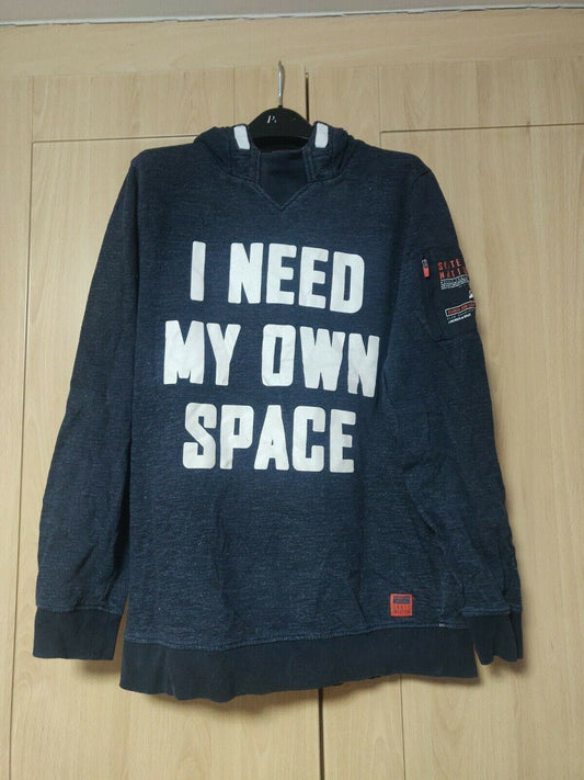 Skate Nation U.S.A Vintage 1993 Dark Grey Skater Hoodie Men Size Small 170-176cm