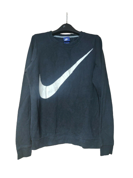 Nike Vintage Black Pullover Hoodie Men Size Medium