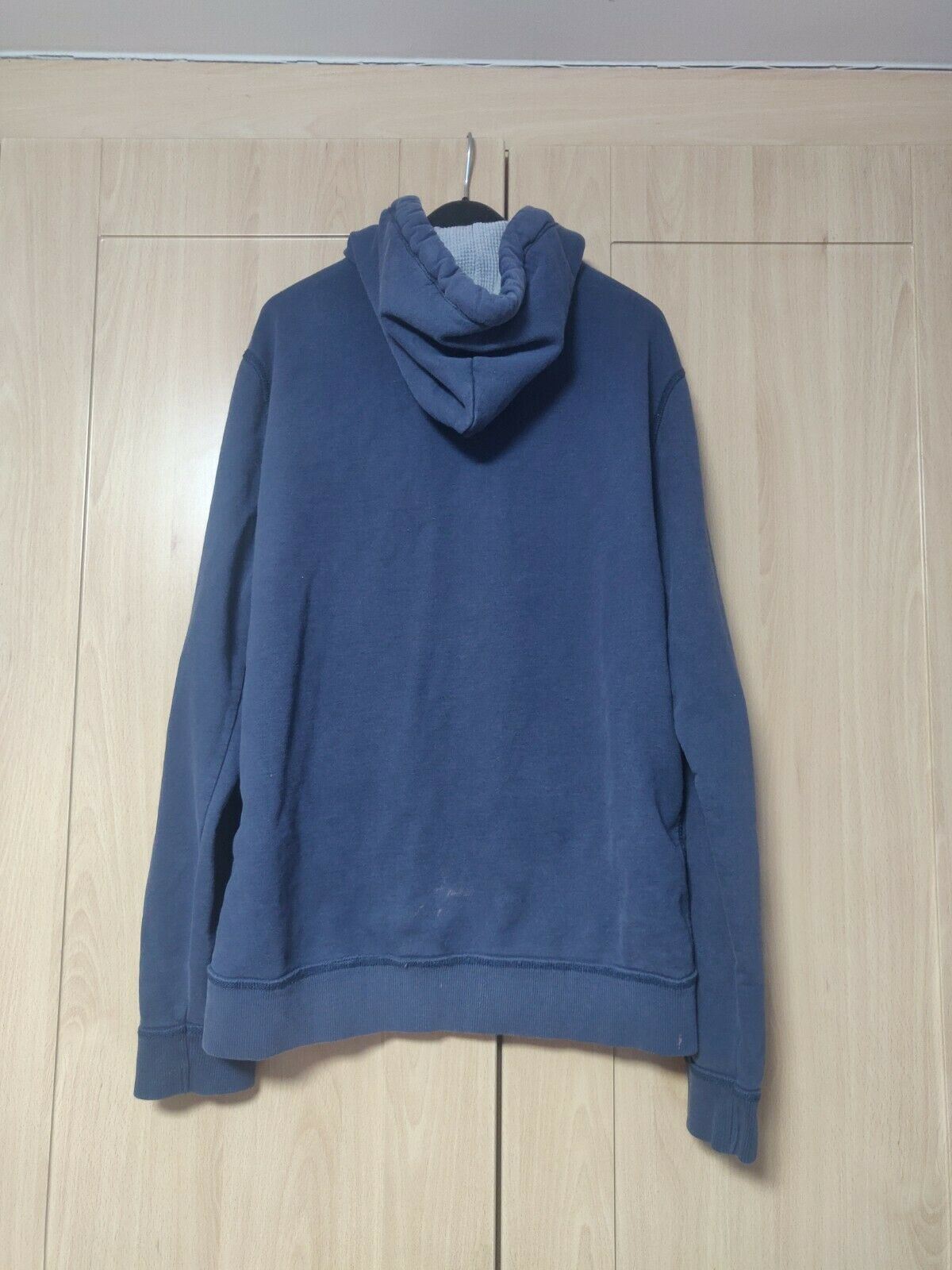 Tommy Hilfiger Vintage Navy Full Zip Hoodie Men Size Large