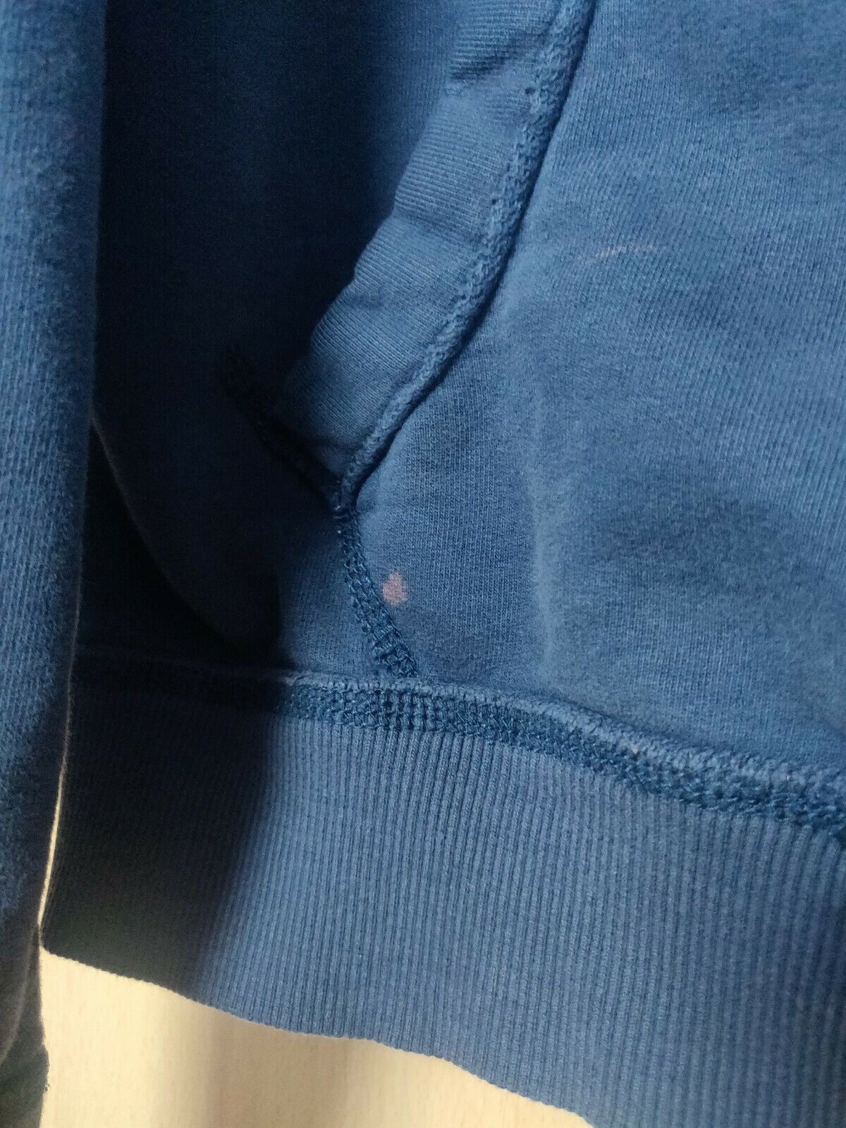 Tommy Hilfiger Vintage Navy Full Zip Hoodie Men Size Large