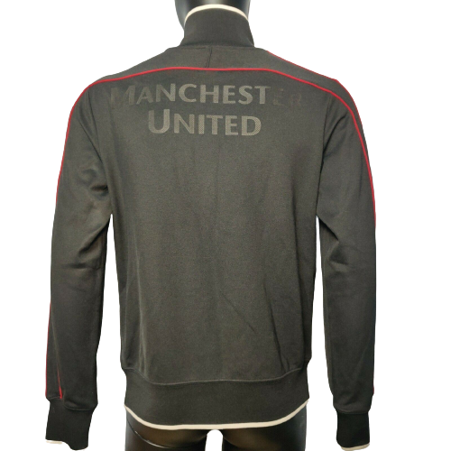 Manchester United Black Nike Track Top Full Zip Men Size Medium