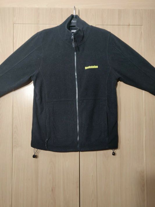 Santino Bookstation Black Full Zip Fleece  Small