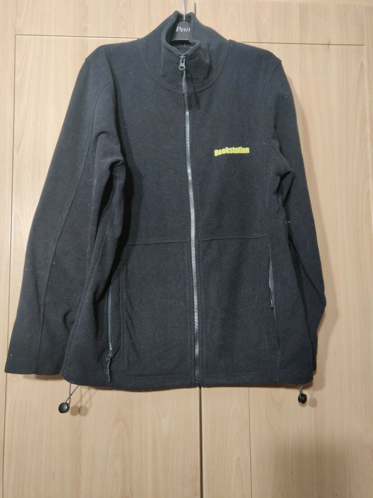 Santino Bookstation Black Full Zip Fleece  Small