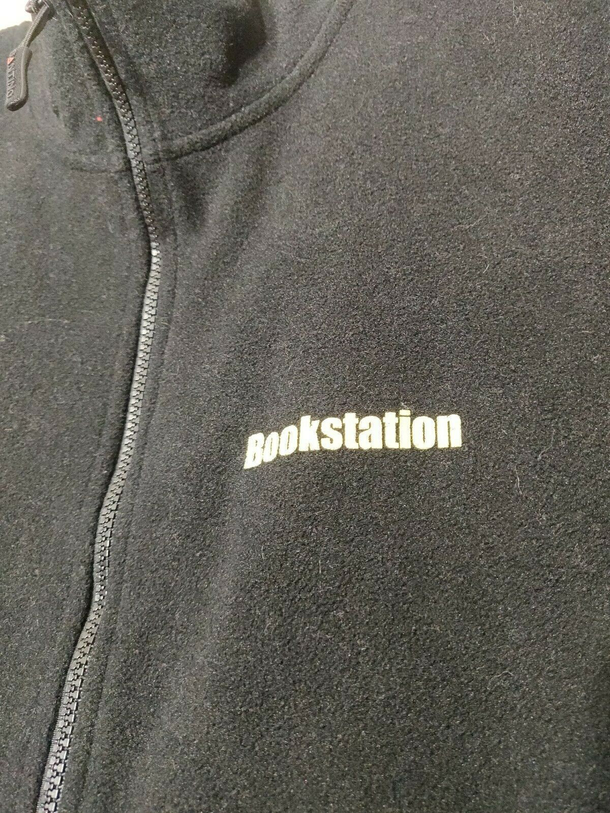 Santino Bookstation Black Full Zip Fleece  Small