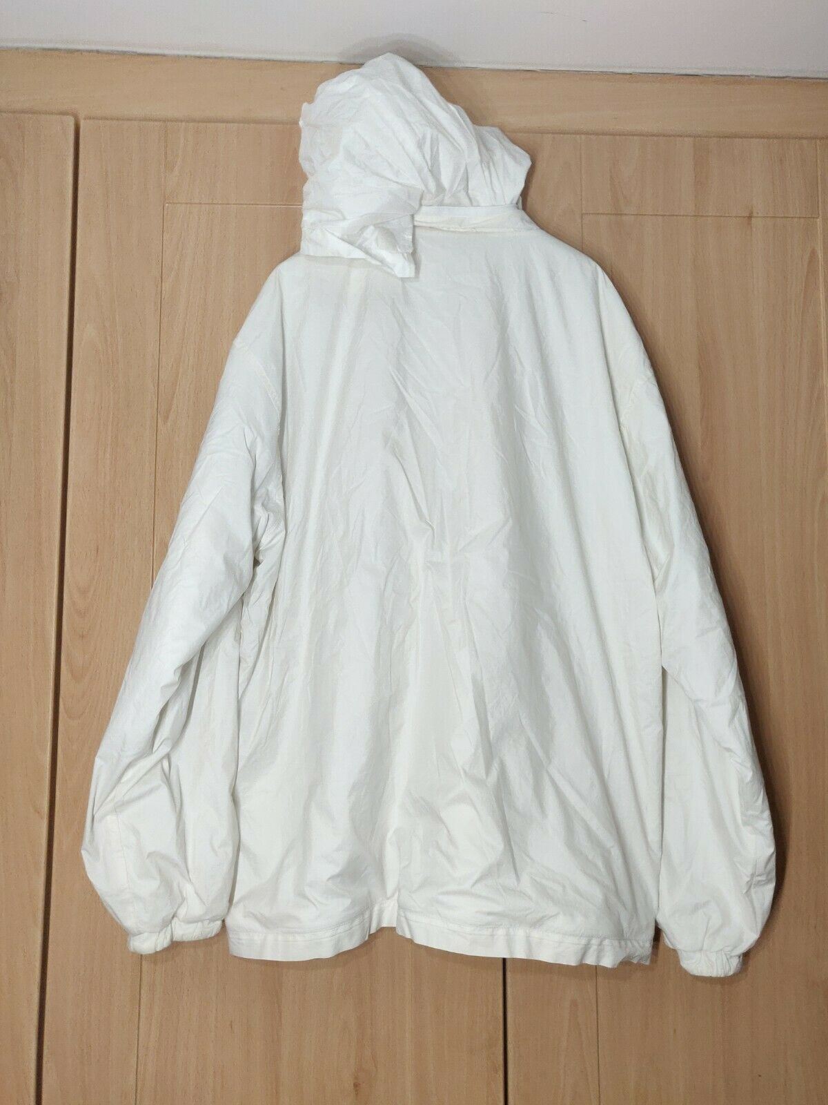West End Bowling Club White hoodie vintage  Jacket Medium