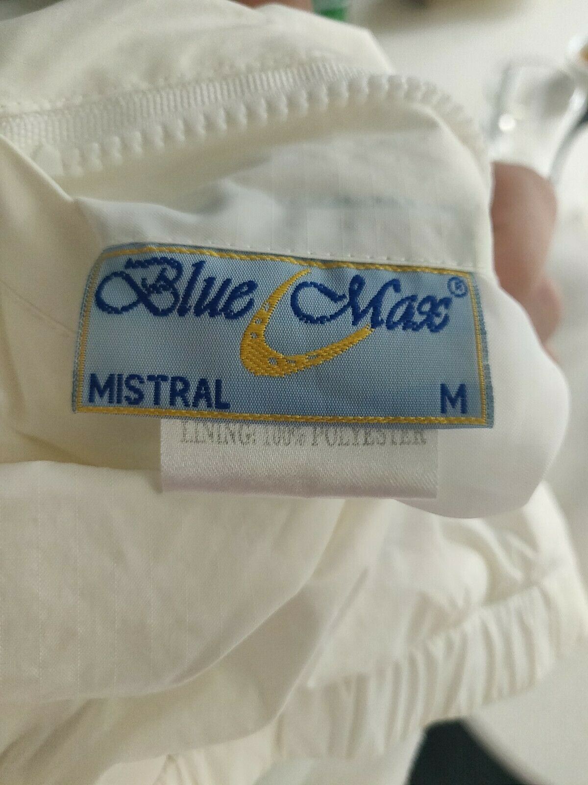 West End Bowling Club White hoodie vintage  Jacket Medium