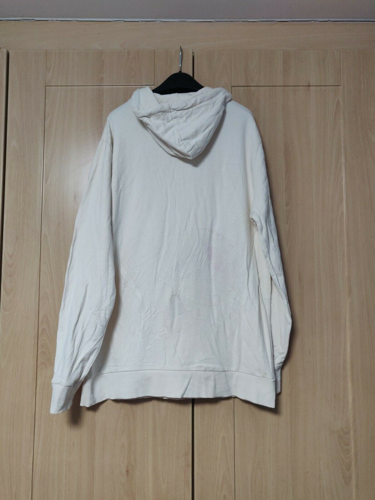 Closure London White Pullover Hoodie Men Size Large