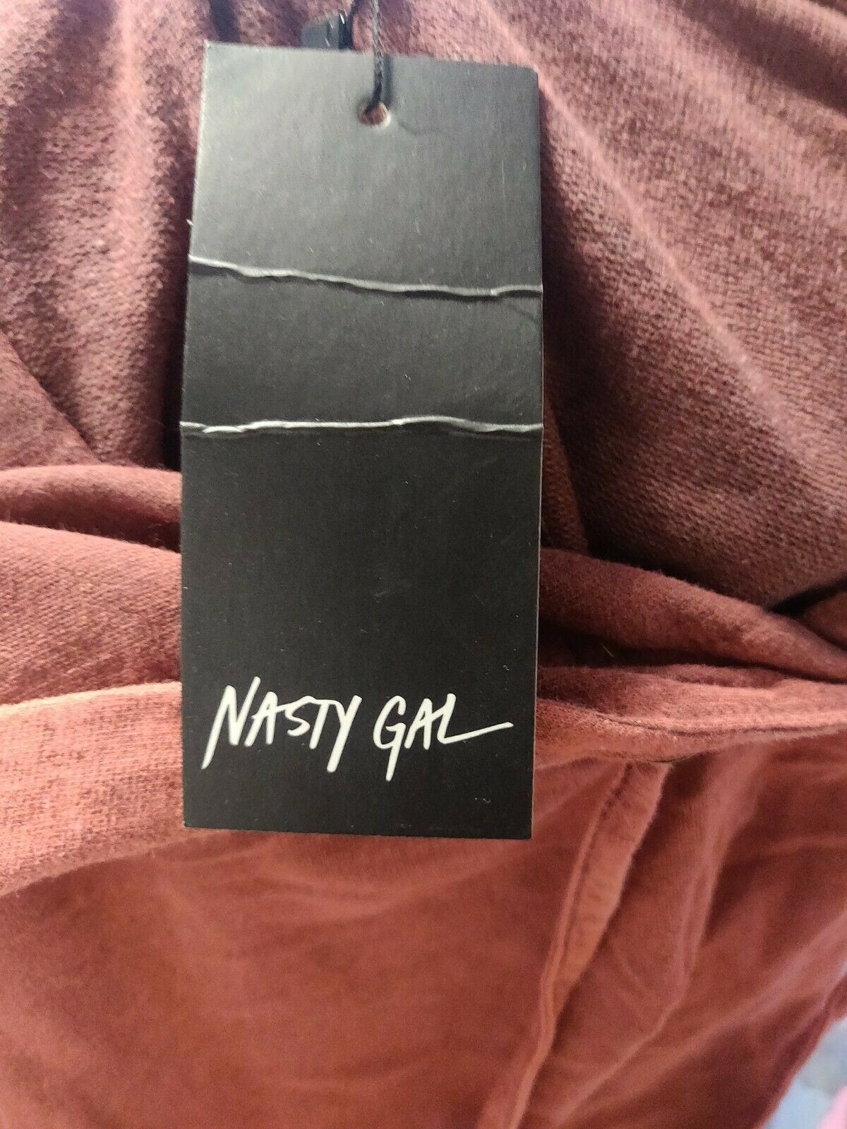 Nasty Gal Pink Hoodie Dress Women UK 6