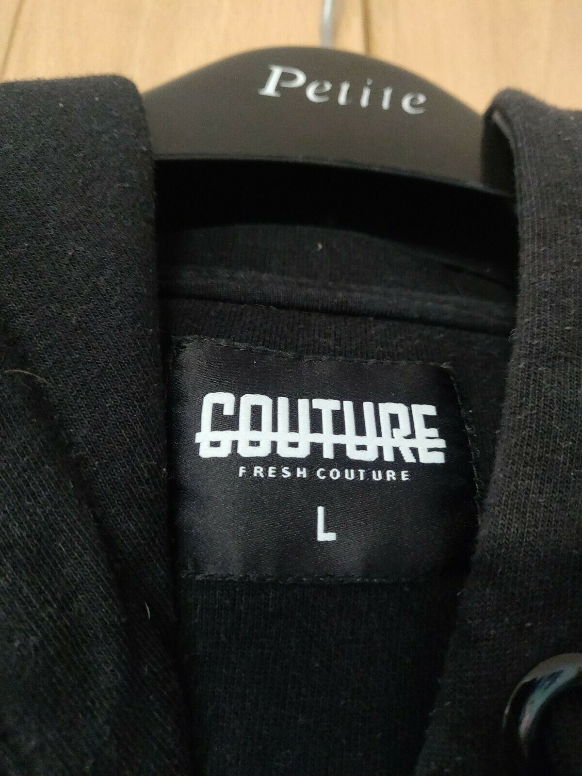 Couture Club Black Hoodie Men Size Large