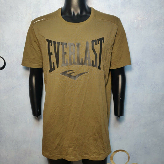 Everlast Khaki Green T-shirt Short Sleeve Men Size XXL