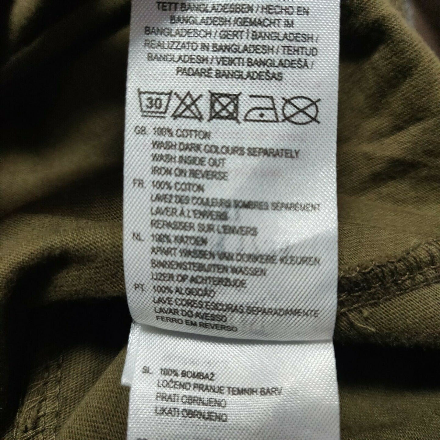 Everlast Khaki Green T-shirt Short Sleeve Men Size XXL