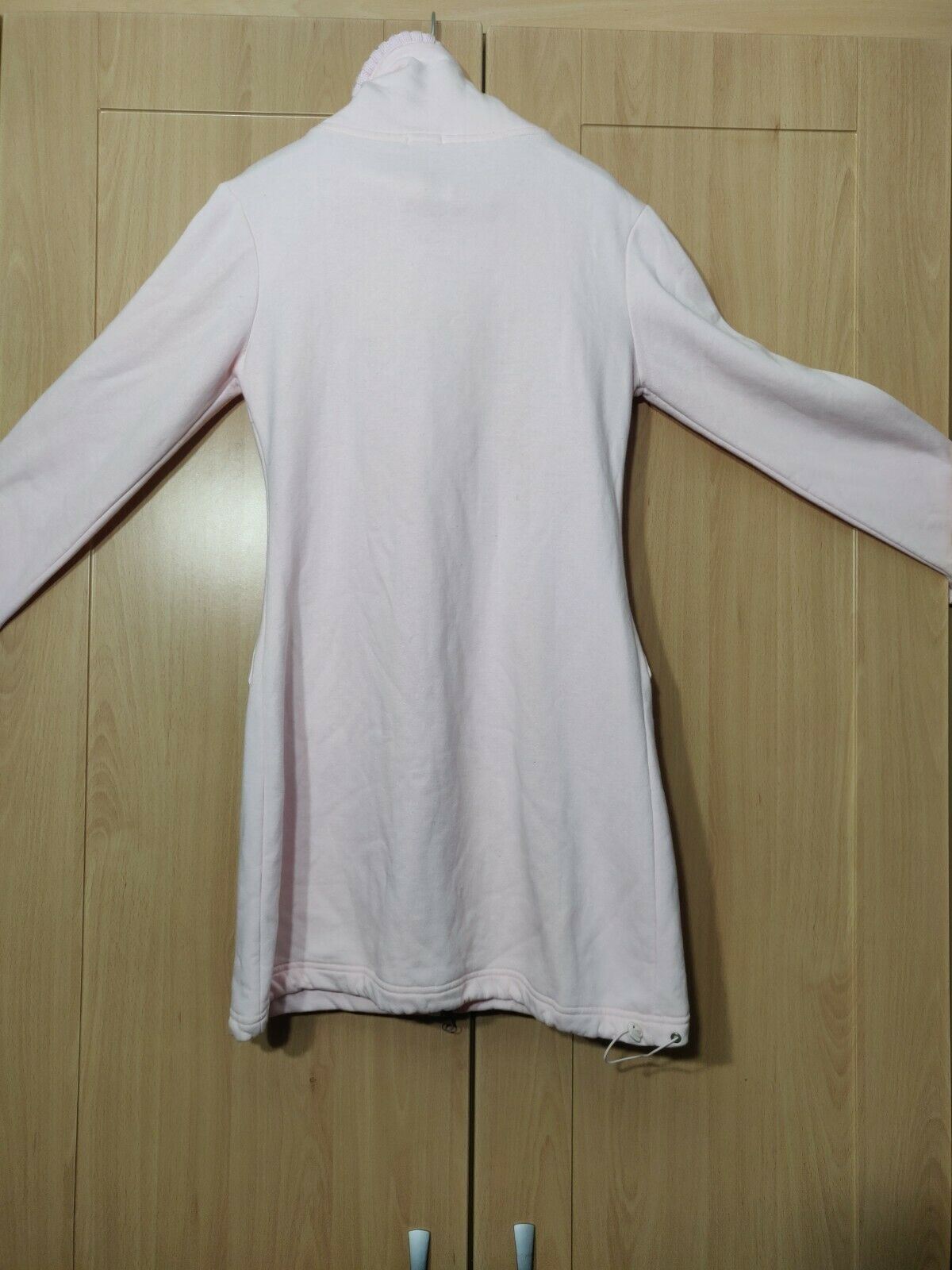 Mojo Pink Full Zip cotton  jumper-coat Women Size Small