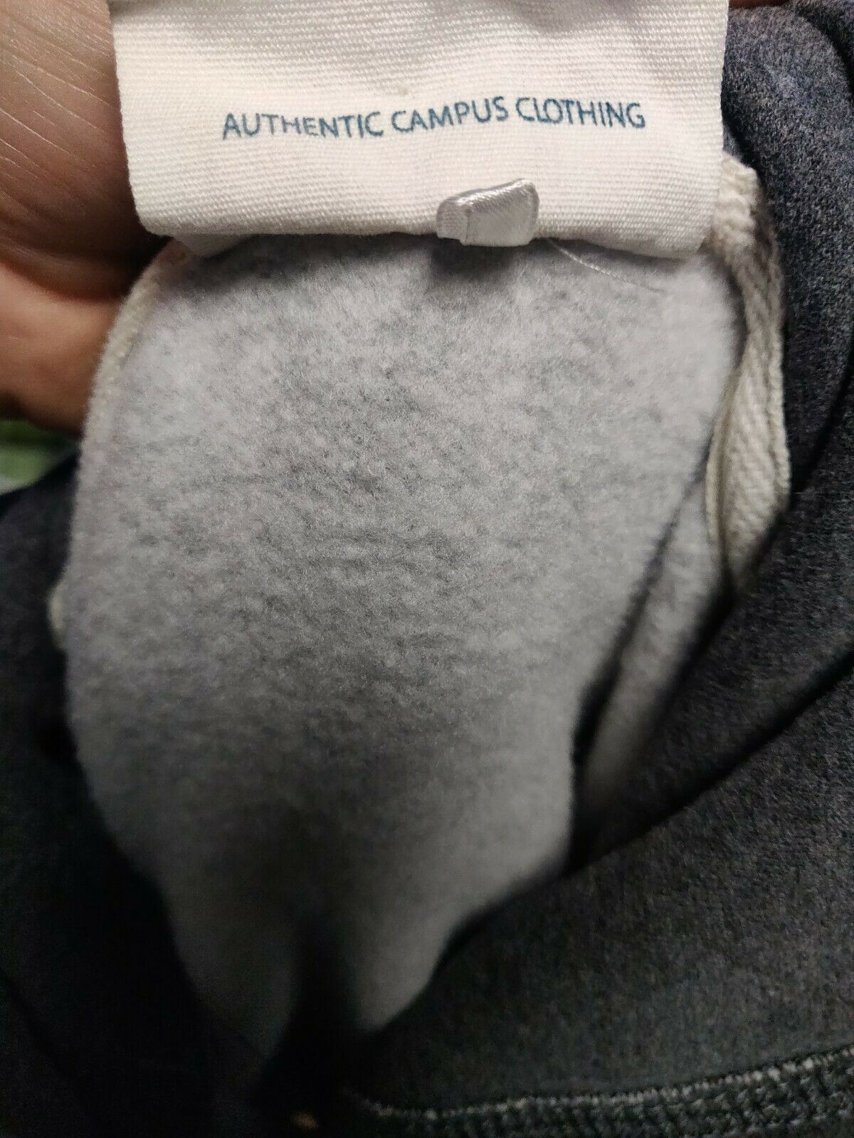 University Of Notre Dame Dark Grey Hoodie Size Small