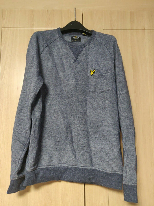 Lyle & Scott Grey Sweatshirt Long Sleeve Jumper Men Size Medium