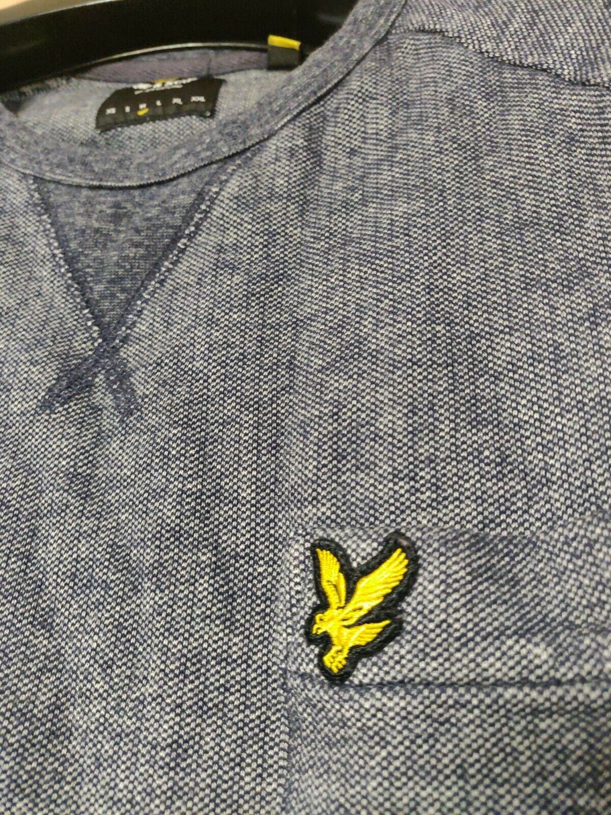 Lyle & Scott Grey Sweatshirt Long Sleeve Jumper Men Size Medium