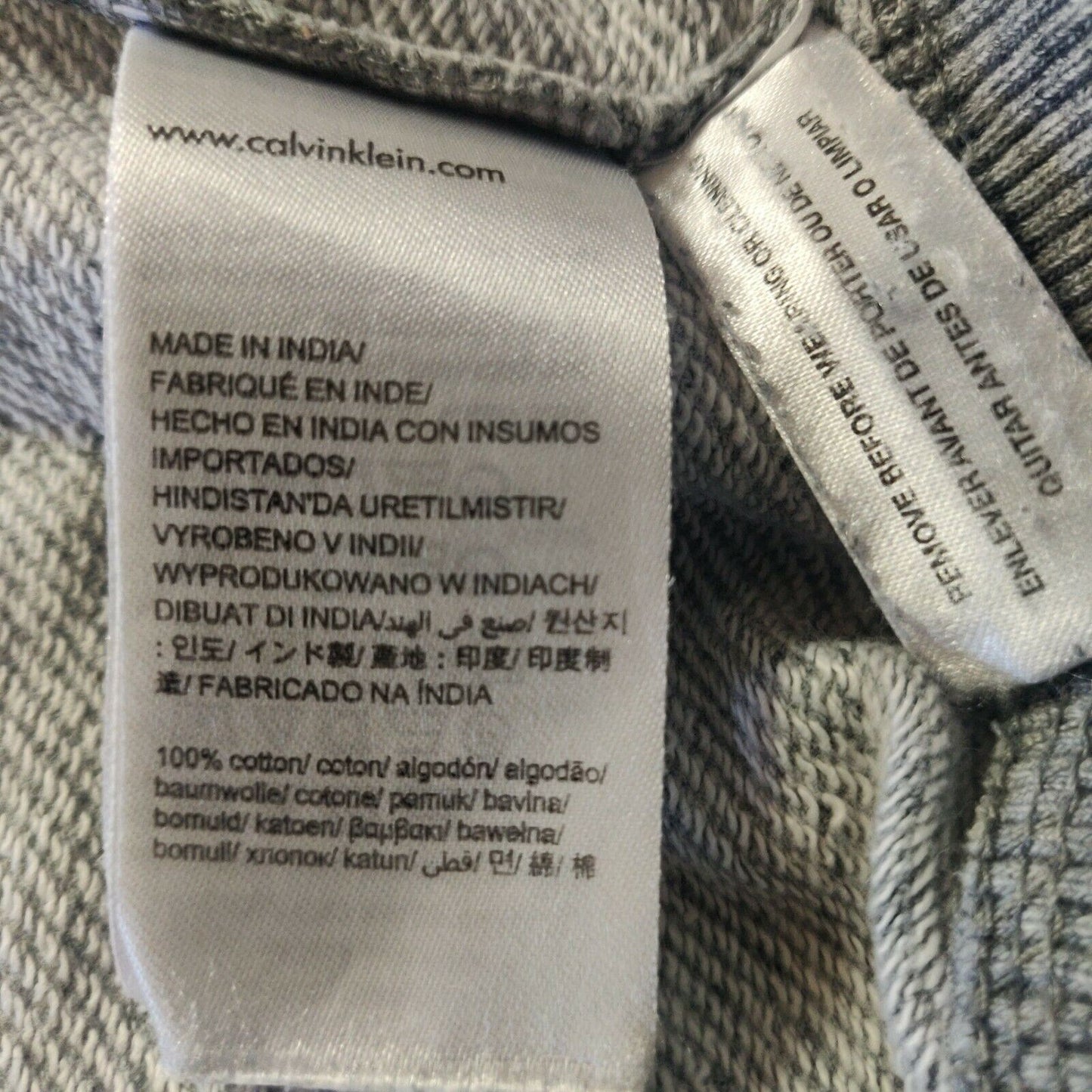 Calvin Klein Jeans Grey Sweatshirt Jumper Men Size Small