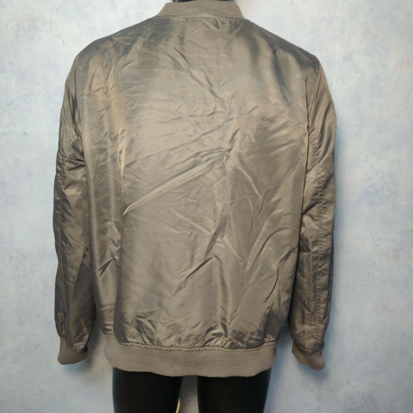 Kangol Grey Bomber Jacket Men Size XL