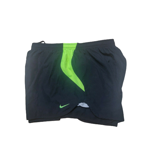 Nike Dri-Fit Black Green Shorts Boys 12-14 Years