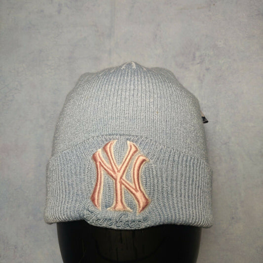 New York Yankees Blue Adidas Beanie Adults One Size