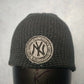 New York Yankees Double Sided Black/Beige Beanie Hat Adults One Size