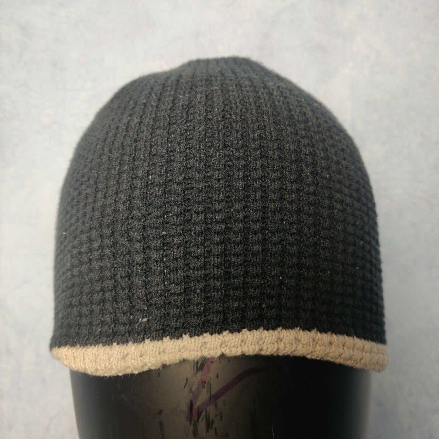 New York Yankees Double Sided Black/Beige Beanie Hat Adults One Size