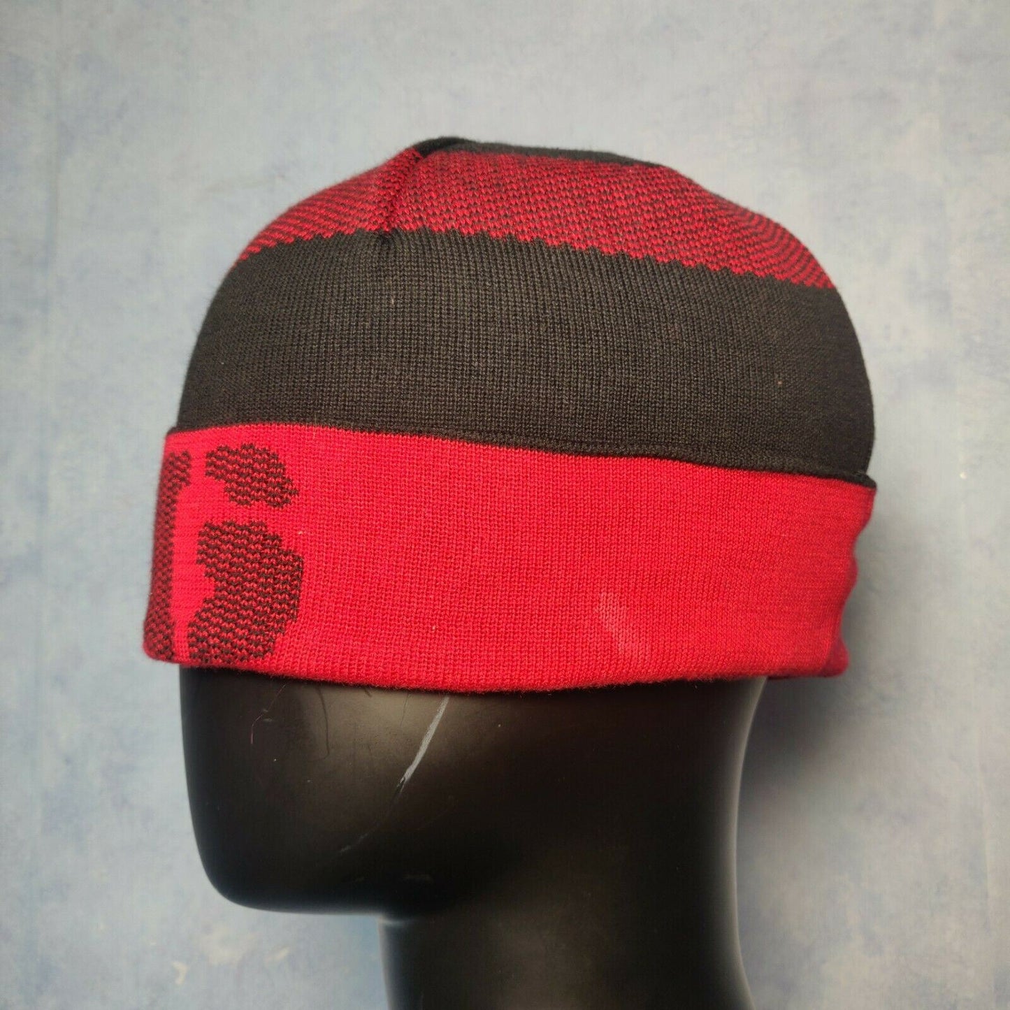 Name it Black Red Beanie Hat Kids Size Medium
