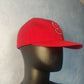 NCAA Wolfpack North Carolina Red Cap Adults Size 7 3/8
