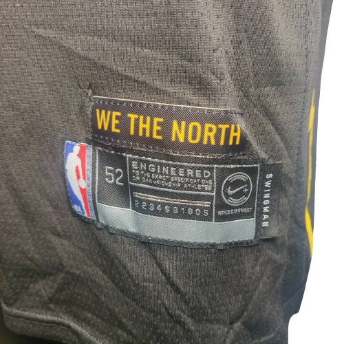 Sun Life Black Nike Toronto Lowry Basketball Jersey Men Size XL