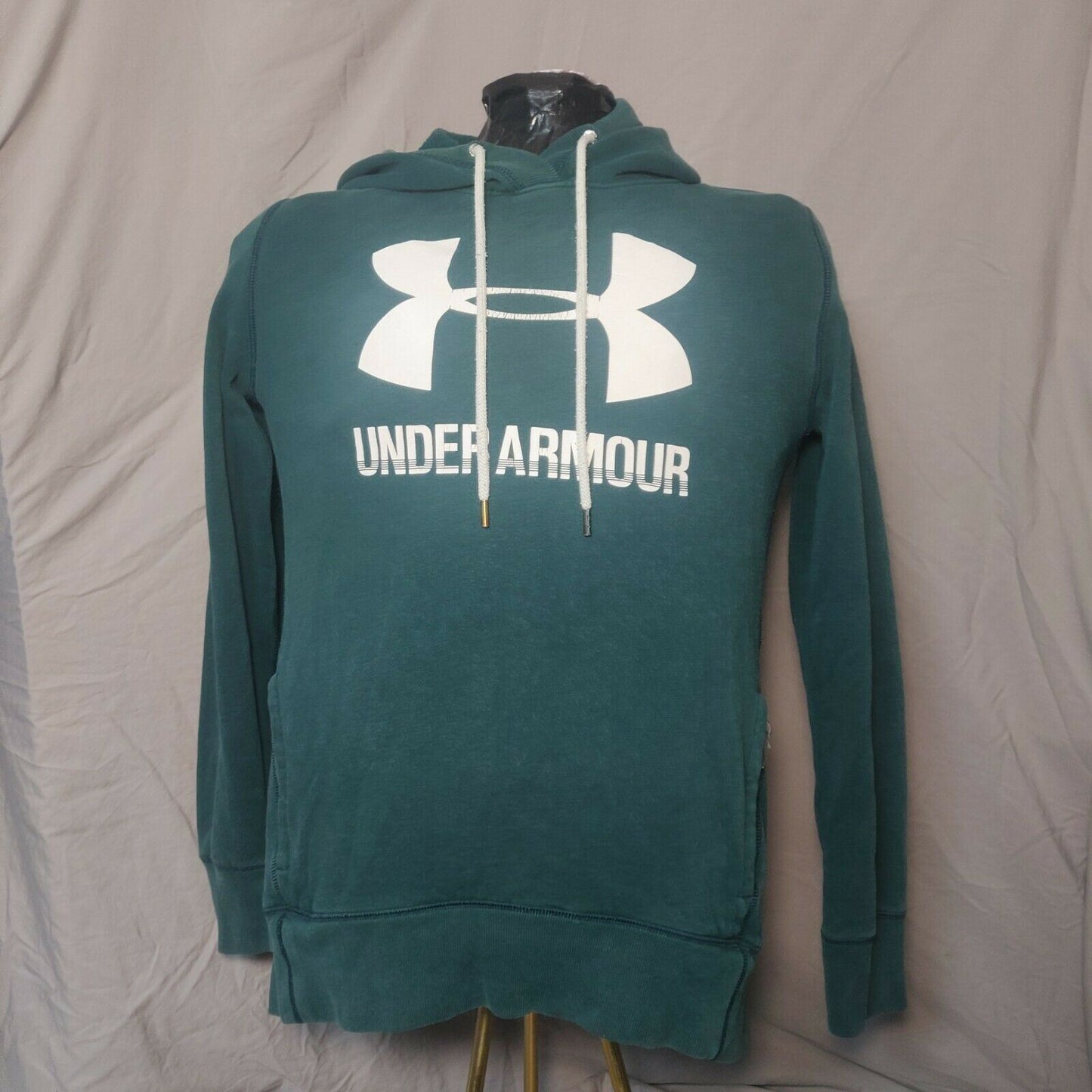 Under Armour Green Loose Pullover Hoodie Men Size Large