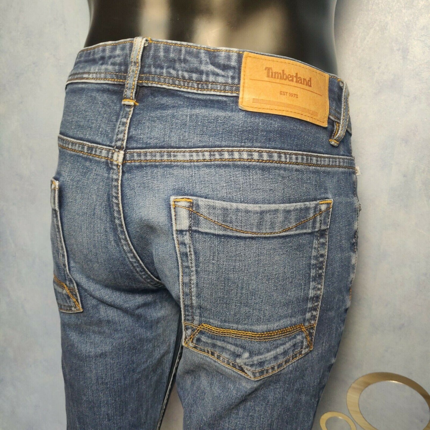Timberland Blue Slim Fit Denim Jeans Men Size W34/L34