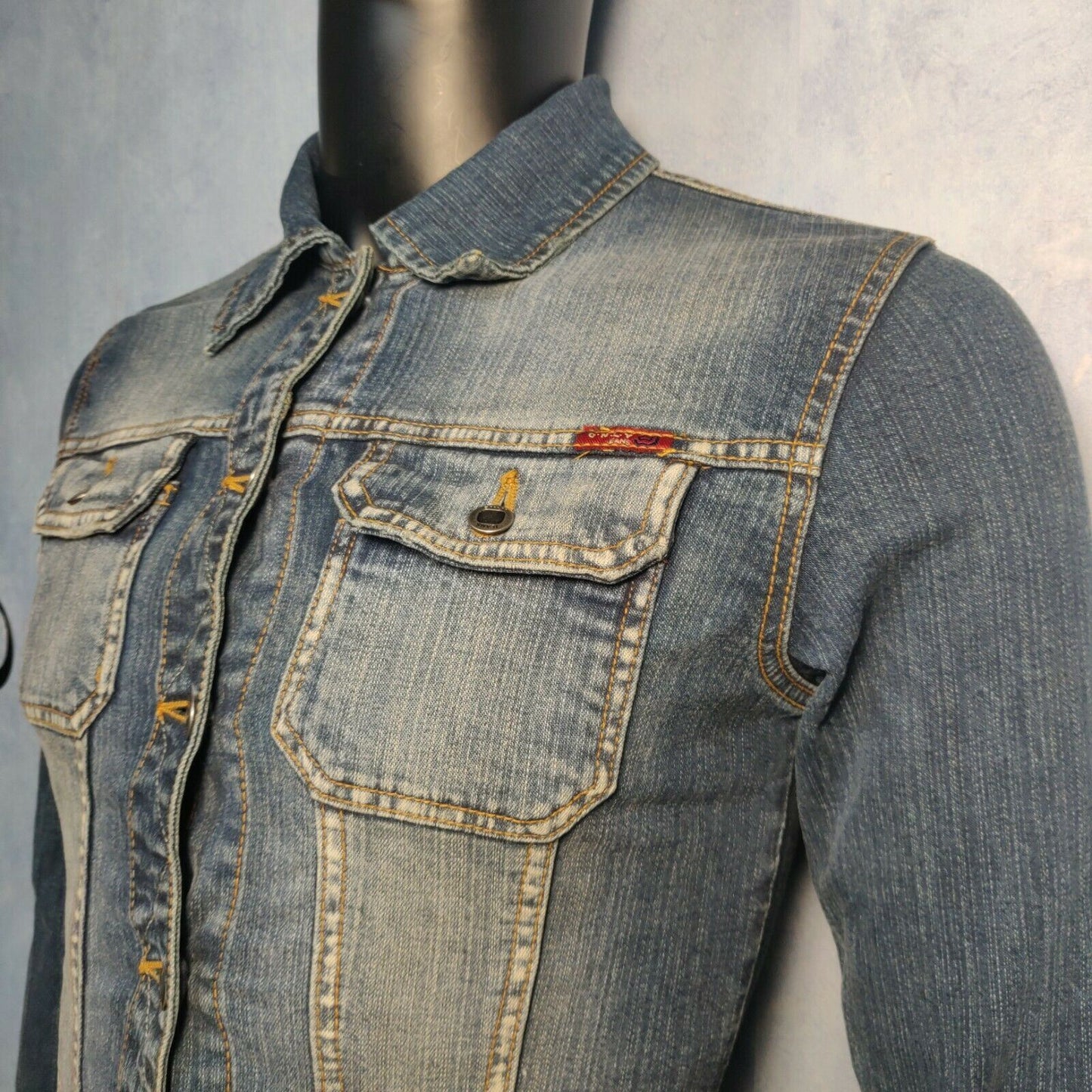 Only Jeans Blue Denim Jacket Women Size Medium